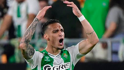 Antony tỏa sáng, Betis cầm chân Nottingham ở Europa League