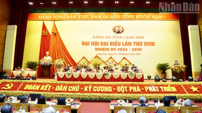 បើកមហាសន្និបាតលើកទី១៨ គណៈកម្មាធិការបក្សខេត្ត Lang Son អាណត្តិ 2025-2030