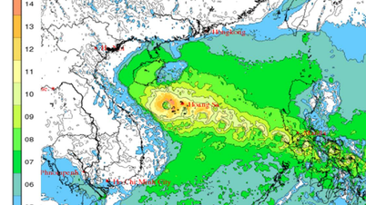 Sturm Bualoi erreicht heute Abend das Ostmeer und wird mit einer Wahrscheinlichkeit von 70 % die Region North Central treffen.