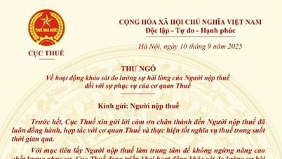 ກົມສ່ວຍສາອາກອນ ສົ່ງຈົດໝາຍເປີດການສໍາຫຼວດຄວາມພໍໃຈຂອງຜູ້ເສຍພາສີ