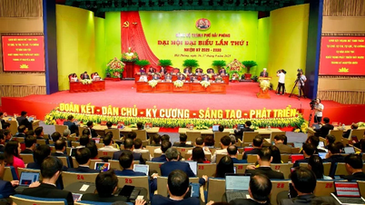 The first working day of the Hai Phong City Party Congress for the 2025-2030 term