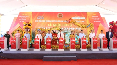 Bac Ninh: گولڈ پارک لگژری اپارٹمنٹ پروجیکٹ کی سنگ بنیاد کی تقریب