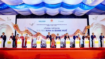 Ceremonia de inaugurare a clădirii Nam A Bank Hue - Proiect verde care conectează parcursul patrimoniului Vietnamului Central