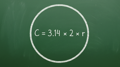 Formula for calculating the circumference of a circle