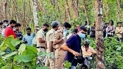 Male body found chained to rubber tree
