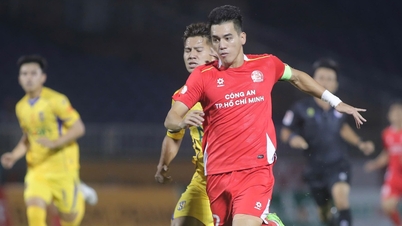Ho Chi Minh City Police Club boekt 'superproduct' en wint van SLNA in Vinh Stadium