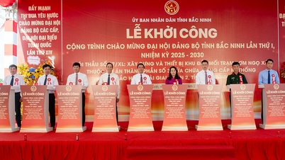 Bac Ninh៖ ការសាងសង់ស្ថានីយ៍បូមទឹក Ngo Xa បានចាប់ផ្តើមហើយ។