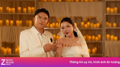 Romantické svatební fotografie záložníka vietnamské reprezentace