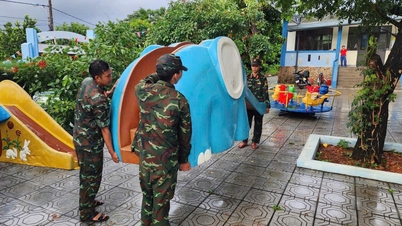 Provinsi Quang Tri mendesak para siswa untuk tetap di rumah dan tidak masuk sekolah untuk menghindari badai No. 10