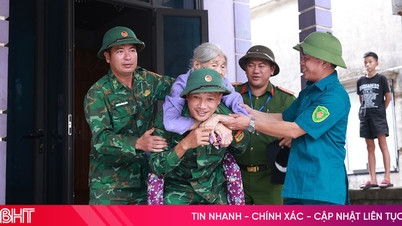 Ha Tinh, 10 numaralı fırtına karaya ulaşmadan önce tehlikeli bölgelerdeki insanları acilen tahliye etti.