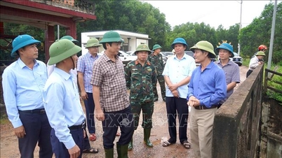 Quang Tri: Students are allowed to stay home on September 29 to ensure safety.
