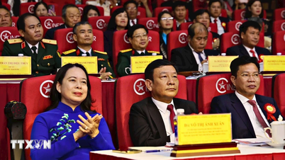 Vice President Vo Thi Anh Xuan attends the Patriotic Emulation Congress of Lam Dong province