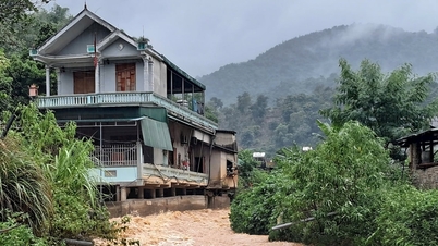 Các xã miền Tây ngập sâu sau bão số 10