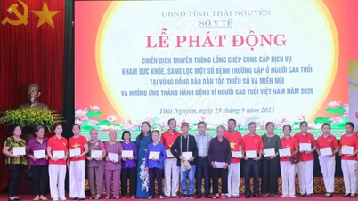 Thai Nguyen launched a communication campaign integrating health check-ups for the elderly.