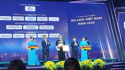 តំបន់ទេសចរណ៍សហគមន៍ Sin Suoi Ho - Lai Chau បានឈ្នះពានរង្វាន់ "តំបន់ទេសចរណ៍សហគមន៍ល្អបំផុត"