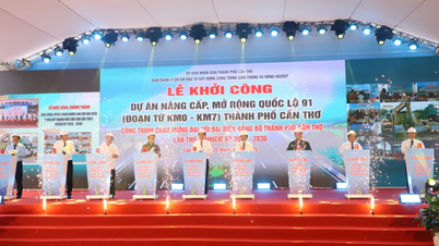 Commencement and inauguration of 18 projects with total capital of over 12,000 billion in Can Tho