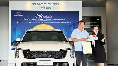 “ហាងកាហ្វេចុងសប្តាហ៍” នៅ THACO AUTO៖ ការជួបជុំគ្រួសារកាន់តែមានន័យជាមួយនឹងសកម្មភាពពិសេសៗជាច្រើន។