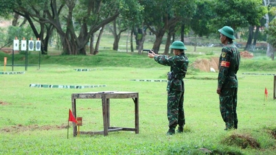 20th Regiment conducts shooting test for officers and professional soldiers