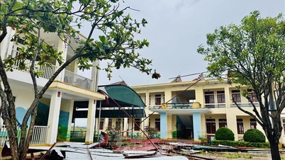 Storm after storm, Ha Tinh school suffers heavy damage