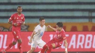With a big win over Nam Dinh Green Steel, Hanoi Police maintains its position in the top 3