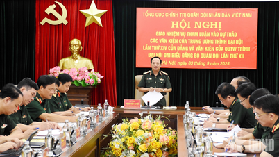 General Trinh Van Quyet chaired the conference to assign tasks to speak at the 12th Congress of the Party Committee of the Army.