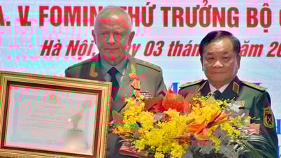 Thứ trưởng Bộ Quốc phòng Nga nhận Huân chương Hữu nghị Việt Nam trao tặng
