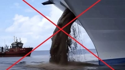 حقيقة الفيديو الذي يظهر يختًا يلقي كميات كبيرة من النفايات مباشرة في البحر