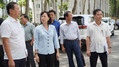 Le vice-président du Comité populaire provincial d'An Giang inspecte le décaissement des capitaux d'investissement publics