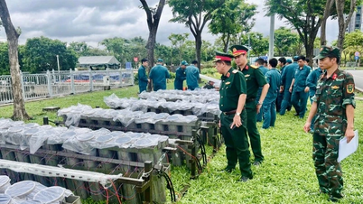 Ciudad Ho Chi Minh se prepara cuidadosamente para el espectáculo de fuegos artificiales del Día de la Independencia