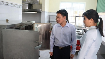Leaders of the Department of Education and Training conducted a surprise inspection at Phan Chu Trinh Primary School.