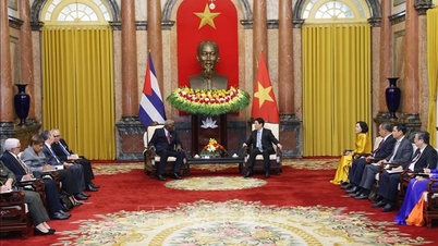 Cuban National Assembly Chairman meets with President Luong Cuong