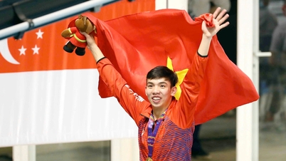 កីឡាករហែលទឹក Huy Hoang ឈ្នះមេដាយមាសអាស៊ី