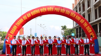 Uitbreidingsproject van de Dien Bien Phu-straat naar het stedelijk gebied Diem Van: uitbreiding van de ontwikkelingsruimte en het creëren van een nieuw momentum voor de lokale sociaal-economische ontwikkeling