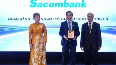 Sacombank continues to be listed in the top 50 most effective businesses in Vietnam in 2025