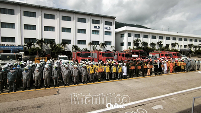 Nearly 400 people participated in firefighting and rescue drills