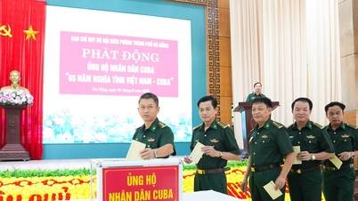 Bộ đội Biên phòng Đà Nẵng phát động ủng hộ nhân dân Cuba