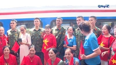 Perpisahan untuk para prajurit yang kembali ke unit mereka