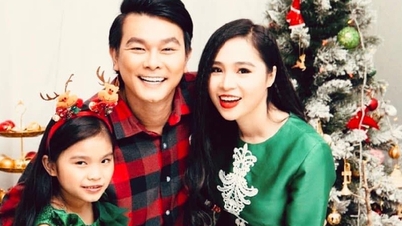 Artista Bich Tram - A família de Linh Ty celebra o Natal com "Escape from Singlehood"