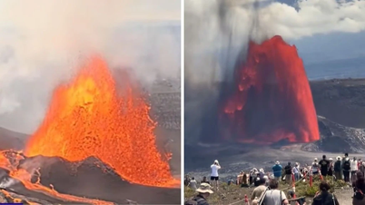Gunung Kilauea meletus dahsyat, lava setinggi 152 meter di Hawaii