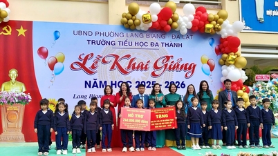 Phường Lang Biang - Đà Lạt vận động gần 500 triệu đồng hỗ trợ học sinh khó khăn bước vào năm học mới