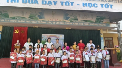 Die Duong Linh Group überreicht Schülern zum neuen Schuljahr 190 Geschenke