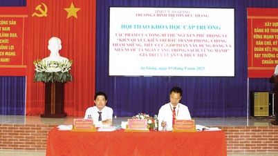 Workshop científico sobre anticorrupção na Universidade de Política Ton Duc Thang