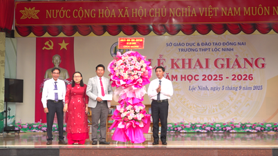 Hơn 1.500 học sinh trường THPT Lộc Ninh tham gia lễ khai giảng