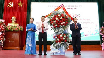 អនុប្រធានអចិន្ត្រៃយ៍នៃគណៈកម្មាធិការប្រជាជនខេត្តបានចូលរួមពិធីបើកបវេសនកាលឆ្នាំសិក្សាថ្មីនៅមហាវិទ្យាល័យឡៃចូវ។