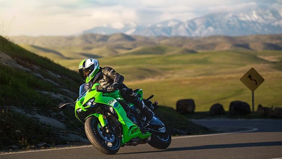 کاواساکی ننجا ZX-6R 2026 کا کلوز اپ، اکتوبر 2025 میں ویتنام پہنچنے والا