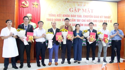 Bac Ninh: Εκπαίδευση και μεταφορά τεχνολογίας για ιατρικό προσωπικό στην επαρχία Xay Som Bun (Λάος)