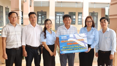 Đưa nước sạch đến trường học vùng sâu