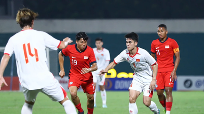 Don't worry! Mr. Kim Sang-sik's U23 Vietnam is playing better and better.