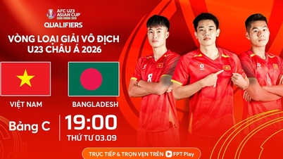 Link to watch live football U23 Vietnam vs U23 Yemen, 7pm September 9