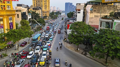 Aktueller Zustand der Nguyen Hoang Ton Straße vor der geplanten Erweiterung.